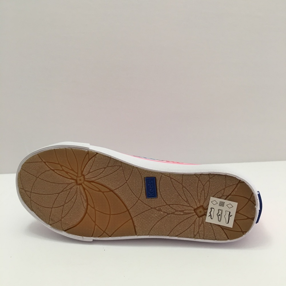 Keds Girls Double Up Pink Multi Dot Sneaker - Picture 6 of 6
